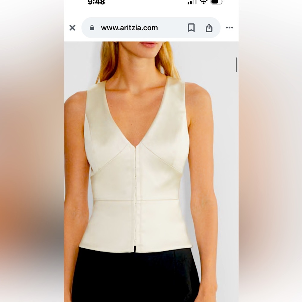 Aritzia satin shirt, TEN. Size- Medium